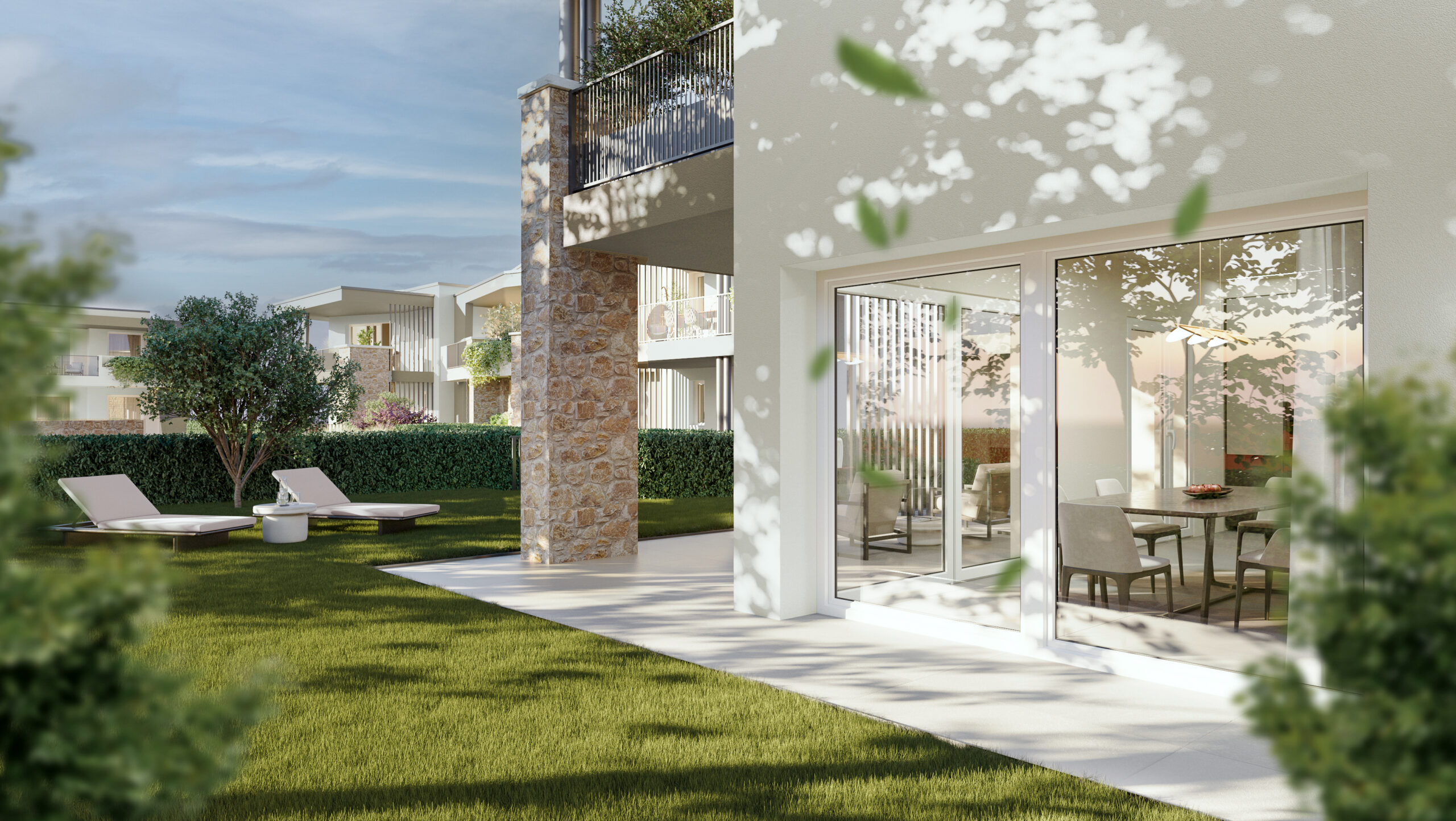 [Residence Sole] Vista giardino